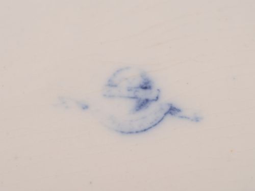 Large Minton Well and Tree Serving Dish Circa 1900