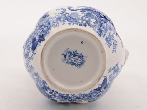 Claremont Pattern Blue and White Jug Circa 1880