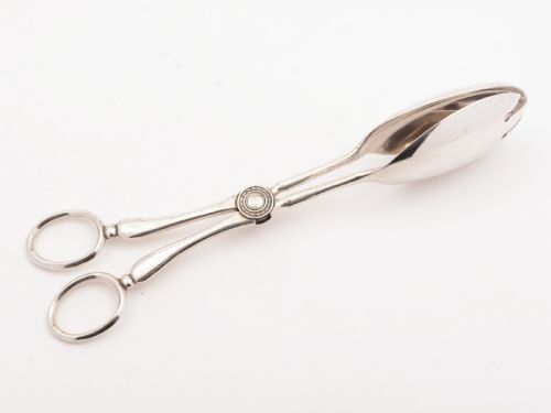 Pair of Silver Salad Servers Sheffield 1936