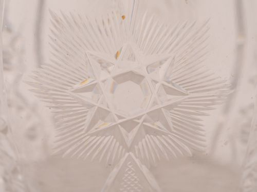 Silver Topped Cut Glass Decanter Sheffield 1925