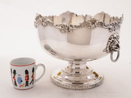 Large Victorian Punch Bowl Circa 1895