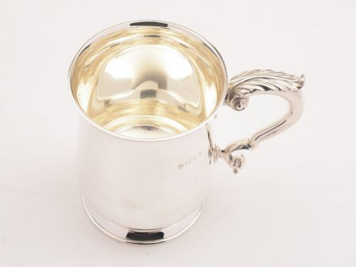 Edwardian Silver Tankard London 1908