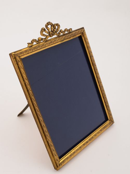 Edwardian Large Brass Photo Frame Circa 1905