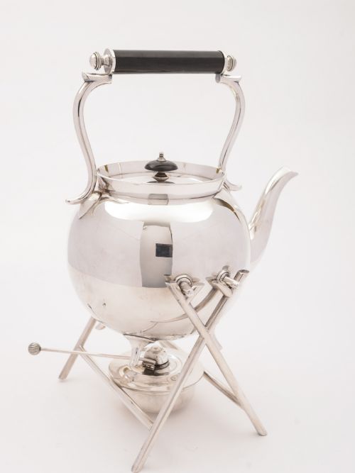 Edwardian Large Tea Kettle on Stand Circa 1905