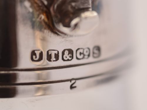 Victorian Cupid Etched Glass Claret Jug Circa 1890