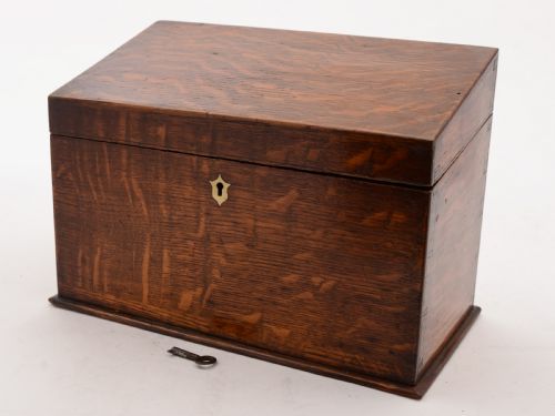 Edwardian Oak Letter/Document Box Circa 1905