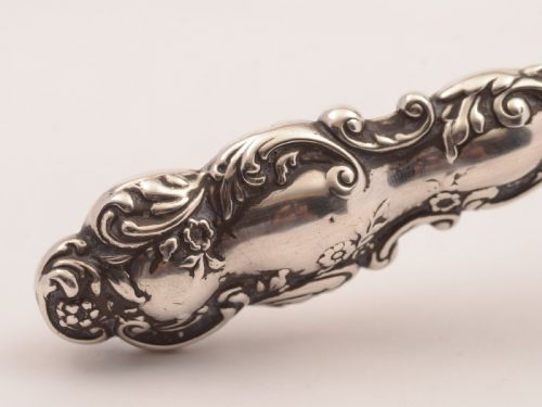 Edwardian Silver Magnifying Glass Birmingham 1902