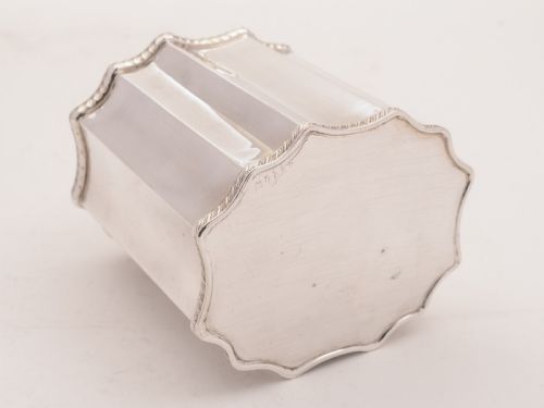 Edwardian Silver Plated Tea Caddy Circa 1905