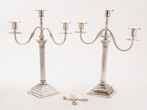 Pair of Large Edwardian Candelabras Circa 1905