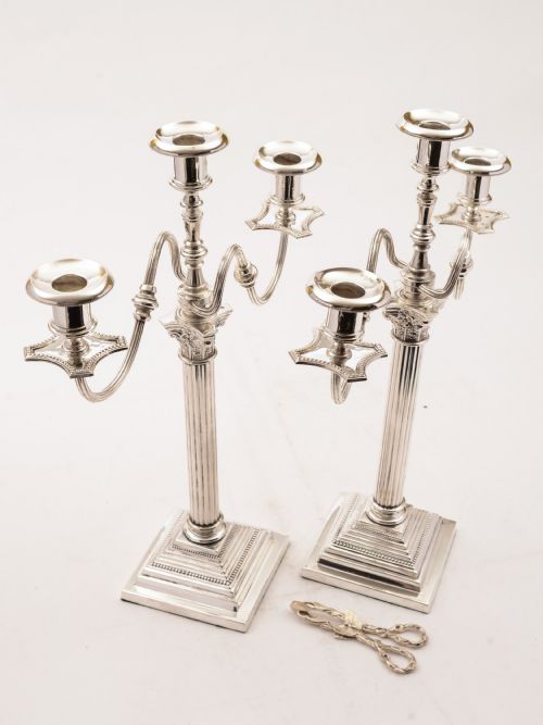 Pair of Large Edwardian Candelabras Circa 1905