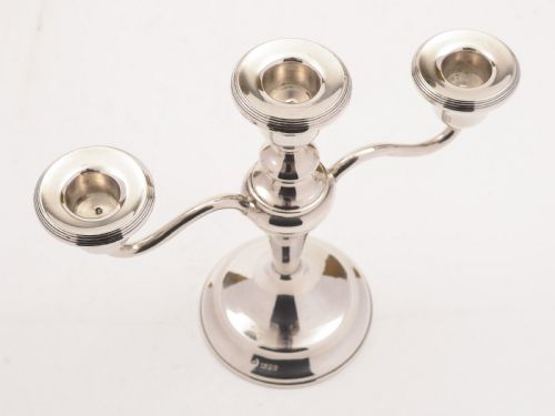 Edwardian Silver Candelabra London 1903