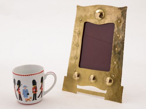 Arts & Crafts Brass Photo Frame Circa 1910