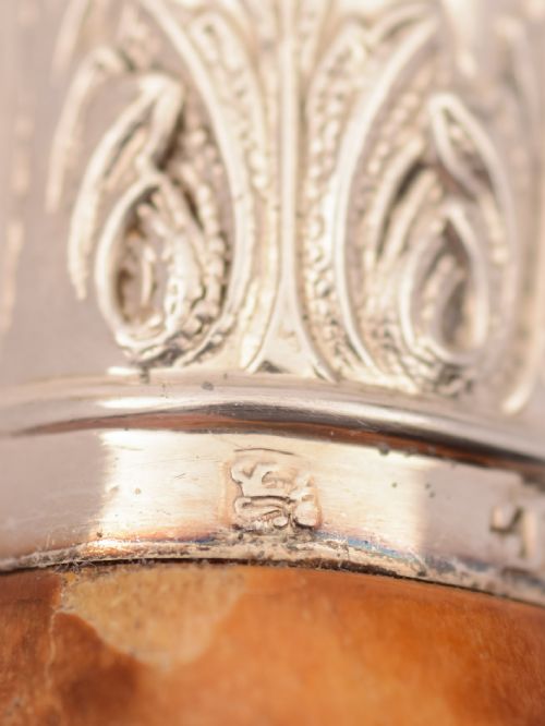 Cased Victorian Antler Handled Fish Servers 1883