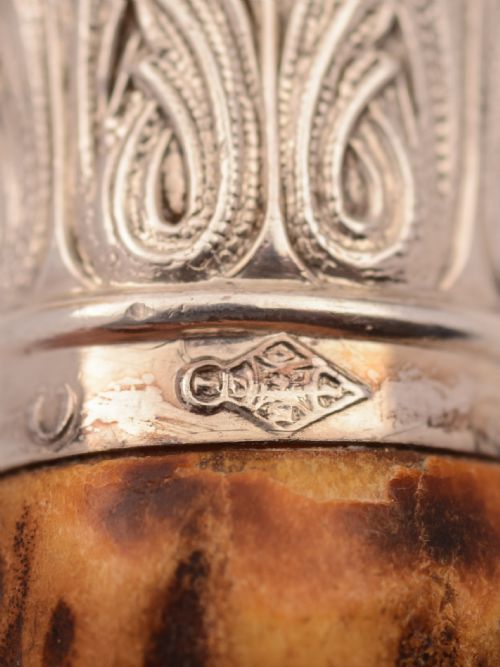 Cased Victorian Antler Handled Fish Servers 1883