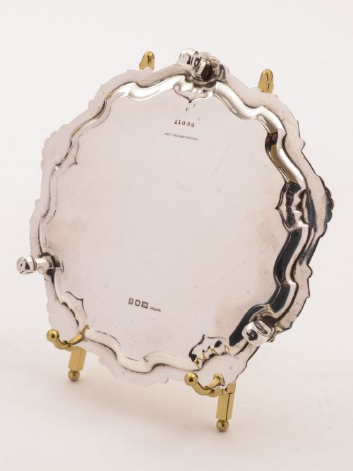 Small Silver Salver London 1920