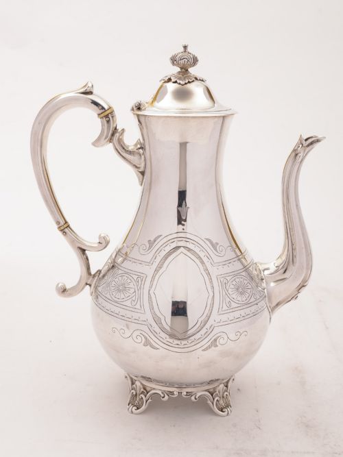 Victorian Silver Plated Tea Set Circa 1880