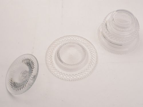 Edwardian Cut Glass Butter Dish Circa 1905