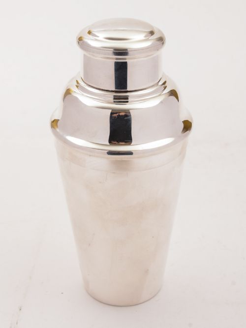 Good Art Deco Silver Plated Cocktail Shaker Circa 1930