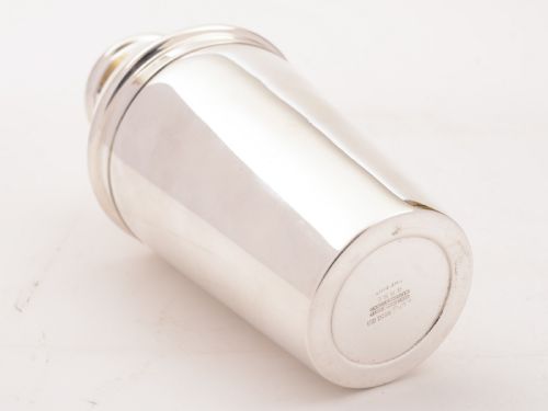 Good Art Deco Silver Plated Cocktail Shaker Circa 1930