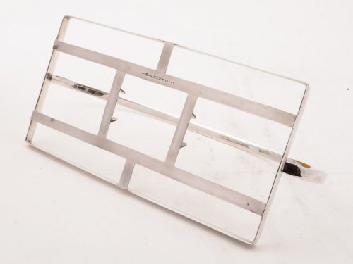 Unusual Silver Plated Art Deco H'ors D'oeuvre Dish