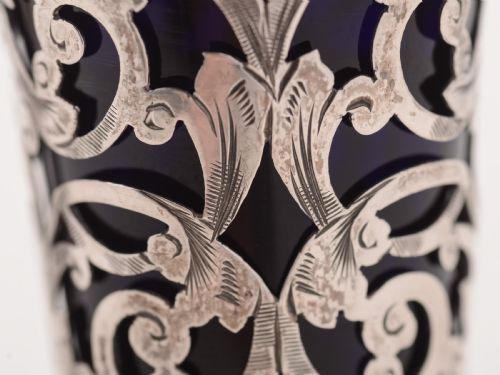 Gorgeous Edwardian Silver Vases Birmingham 1904