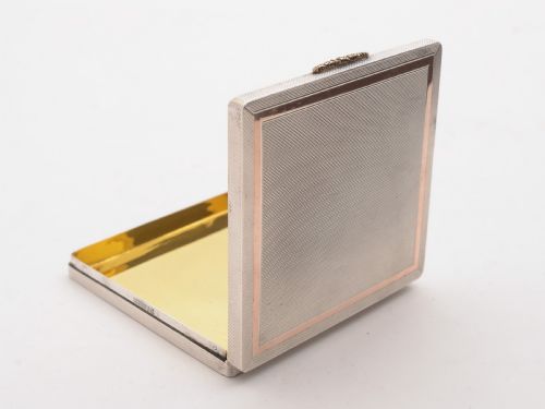 Unusual Gold And Silver Box Birmingham 1966