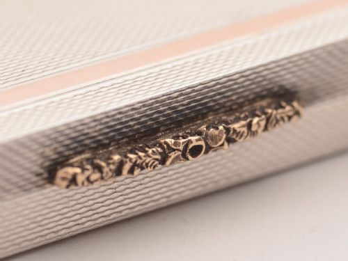 Unusual Gold And Silver Box Birmingham 1966