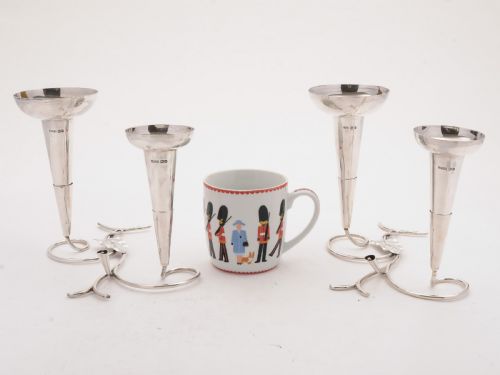 Fabulous Pair of Silver vases Sheffield 1922