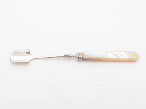 Nice Silver and Mother of Pearl Stilton Scoop Sheffield 1900