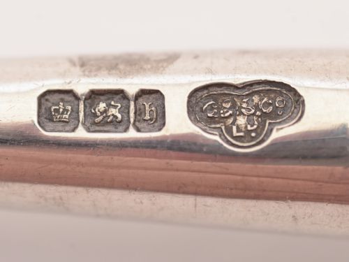 Nice Silver and Mother of Pearl Stilton Scoop Sheffield 1900