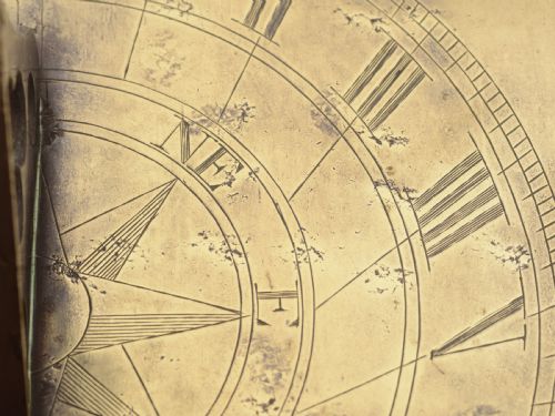 Early 18th Century Brass Sundial Dated 1715