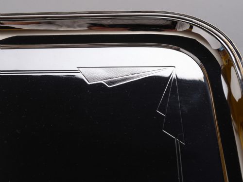 Superb Art Deco Silver Plated Tray Circa 1930