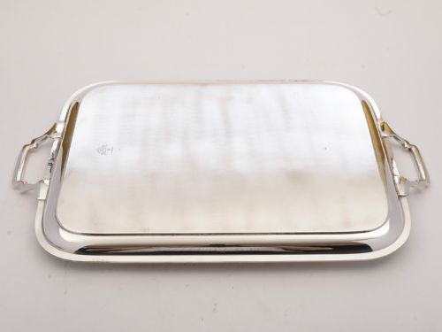 Superb Art Deco Silver Plated Tray Circa 1930
