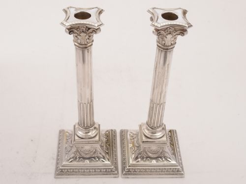 Gorgeous Pair of WMF Large Candlesticks Circa 1900