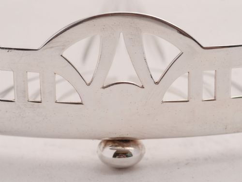 Fabulous WMF Silver Plated & Etched Glass Tray Circa 1900