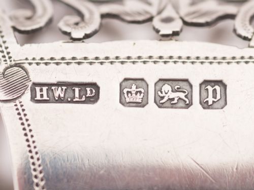 Beautiful Edwardian Silver Napkin Ring Sheffield 1907