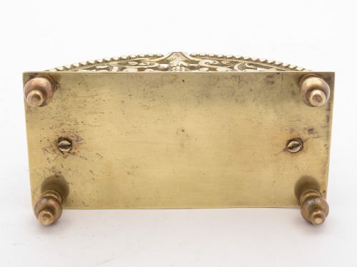 Charming Victorian Brass Letter Rack Circa 1890