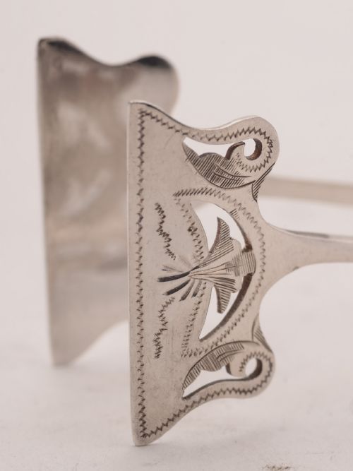 Unusual Set of 12 Edwardian Serving Tongs Circa 1905