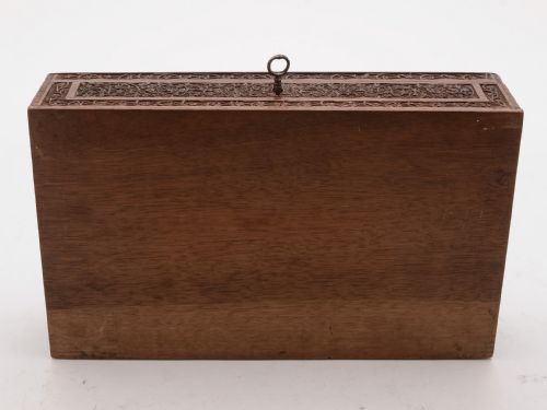 Superb Anglo-Indian Carved Jewellery Box Circa 1900