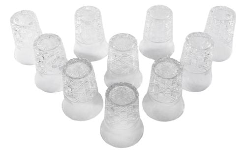 Gorgeous Set of 10 Edwardian Tumblers Circa 1905