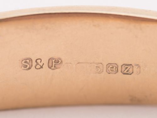 Beautiful Victorian 9K Gold Bracelet Birmingham 1899