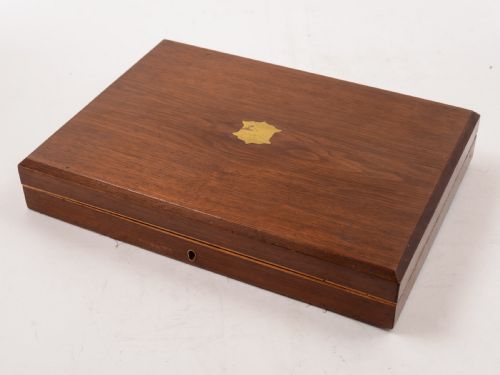 Wonderful Edwardian Cased Mother of Pearl Fish Set 1902