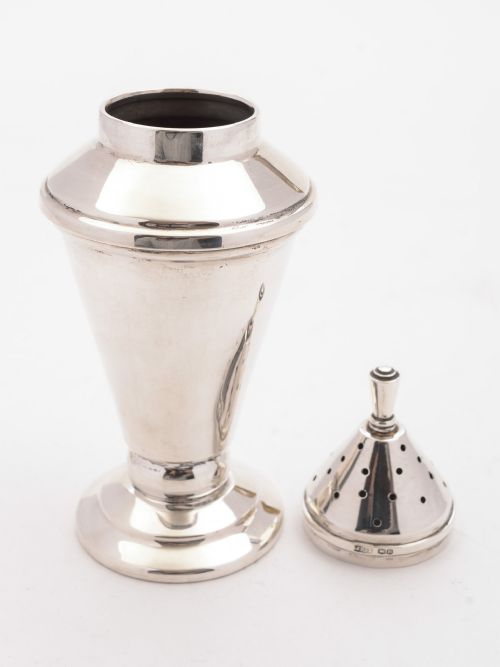 Superb Art Deco Style Silver Sugar Shaker Sheffield 1944