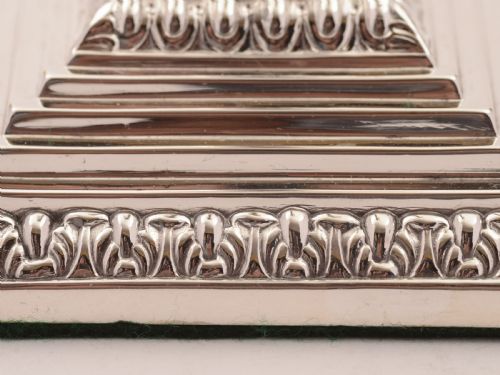 Nice Pair of Edwardian Silver Plated Candlesticks Circa 1905