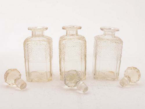 Grand Victorian 3 Bottle Tantalus Circa 1890