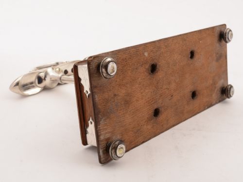 Grand Victorian 3 Bottle Tantalus Circa 1890