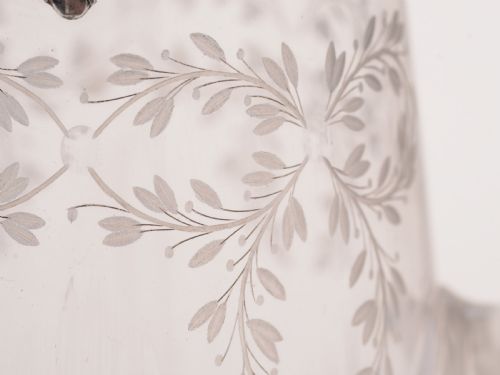 French Silver Topped Jug/Pitcher Circa 1900