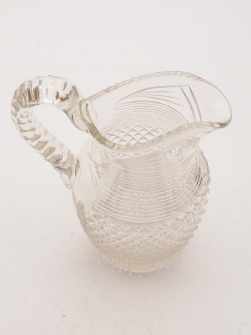 Gorgeous Victorian Cut Glass Jug/Pitcher Circa 1880