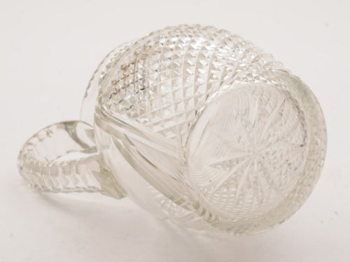 Gorgeous Victorian Cut Glass Jug/Pitcher Circa 1880