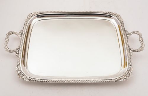 Stunning Edwardian Silver Plated Tray Circa 1905